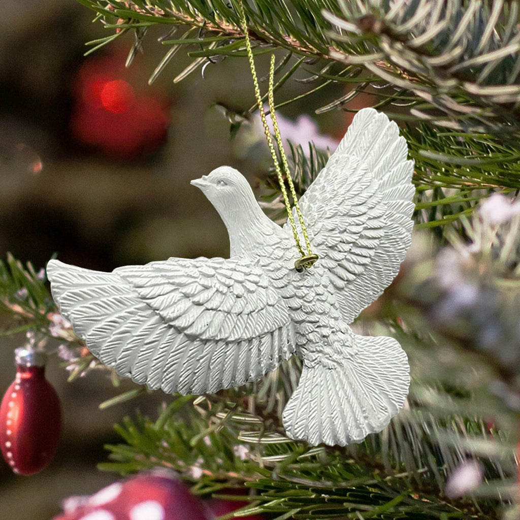 Style Colombe de l'amitié - Ornement de Noël en résine Maman, j'ai raté l'avion 2 Ornements de Noël colombes pour sapin de Noël - Meilleur cadeau pour quelqu'un de spécial