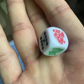 Juego de 10 dados de póquer de 6 caras de 16 mm
