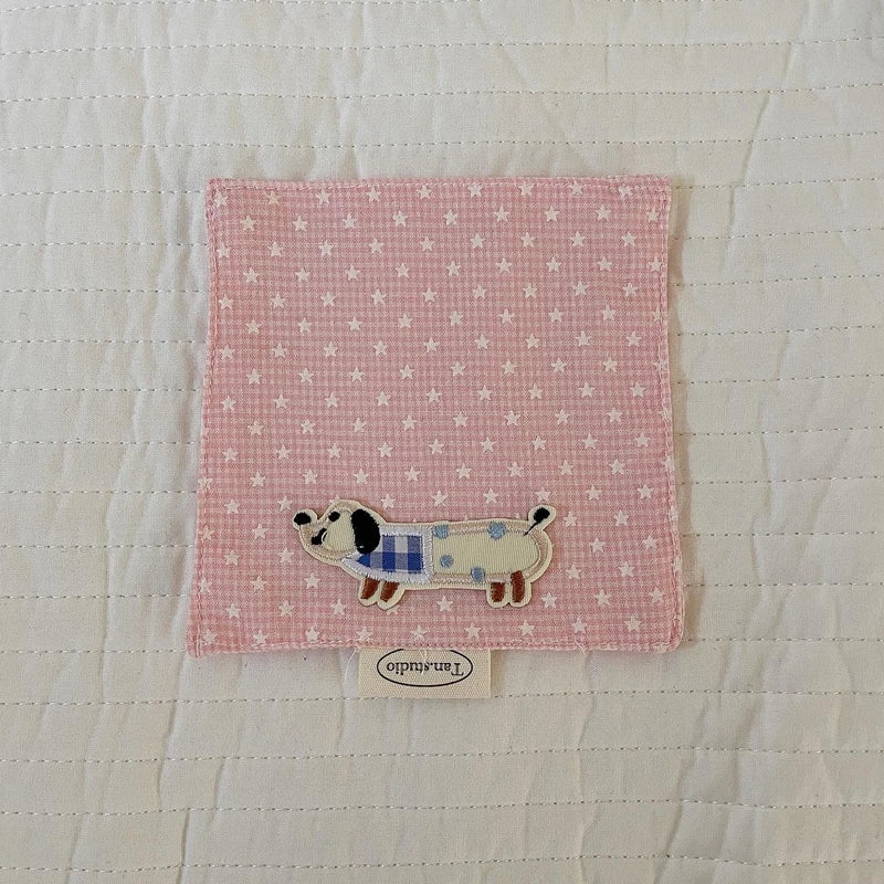New Stripe Series Multicolor Korean Cotton Coaster Square Fresh Table Cloth Heat Insulation Mat Coffee Cup Placemat Table Decor