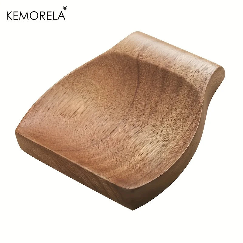 KEMORELA 1PCS Soporte de madera para cuchara, utensilio de cocina, soporte de madera para cuchara, espátula de cocina, pinzas de madera para utensilios