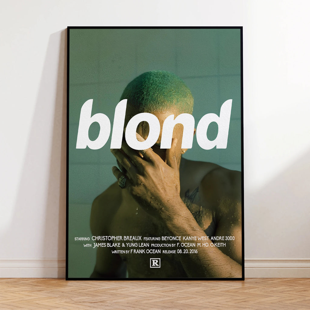 Affiches de Peinture sur Toile pour Décoration Murale d'Album de Musique Rap Hypebeast, Frank Ocean Blond Moderne, pour Salon Maison