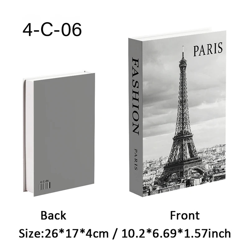 Bauhaus Boho Monet Luxe Decorative Books Book Decoration Fake Books Decor Storage Box Coffee Table Shlef Interior Room Ornaments