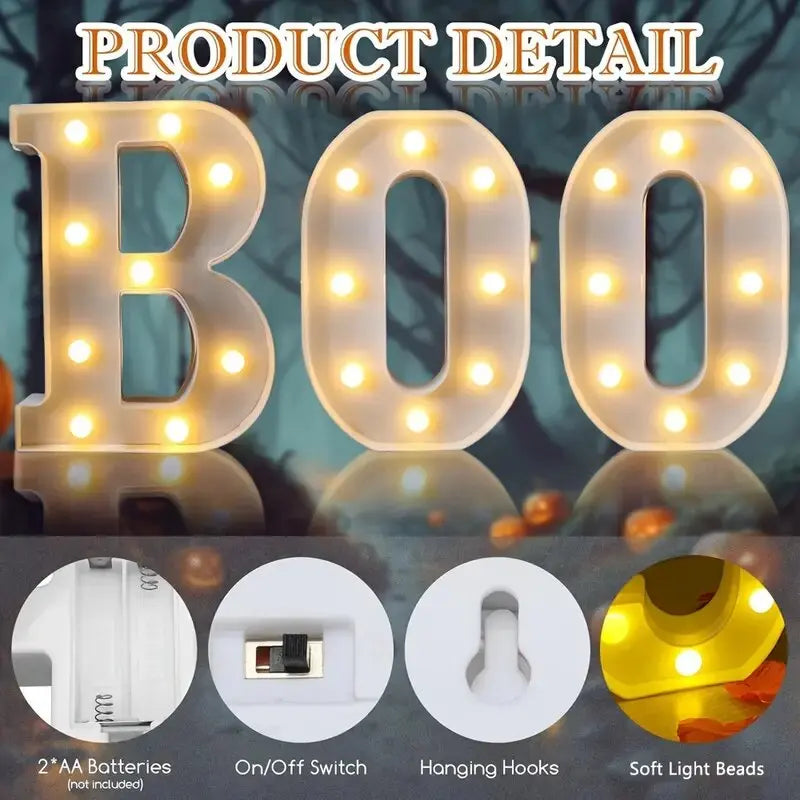 Veilleuses LED Blanches Lettres et Chiffres de 21,8 cm, Lumières Décoratives à Piles, Appliques Murales Pour Mariage, Anniversaire, Fête, Noël