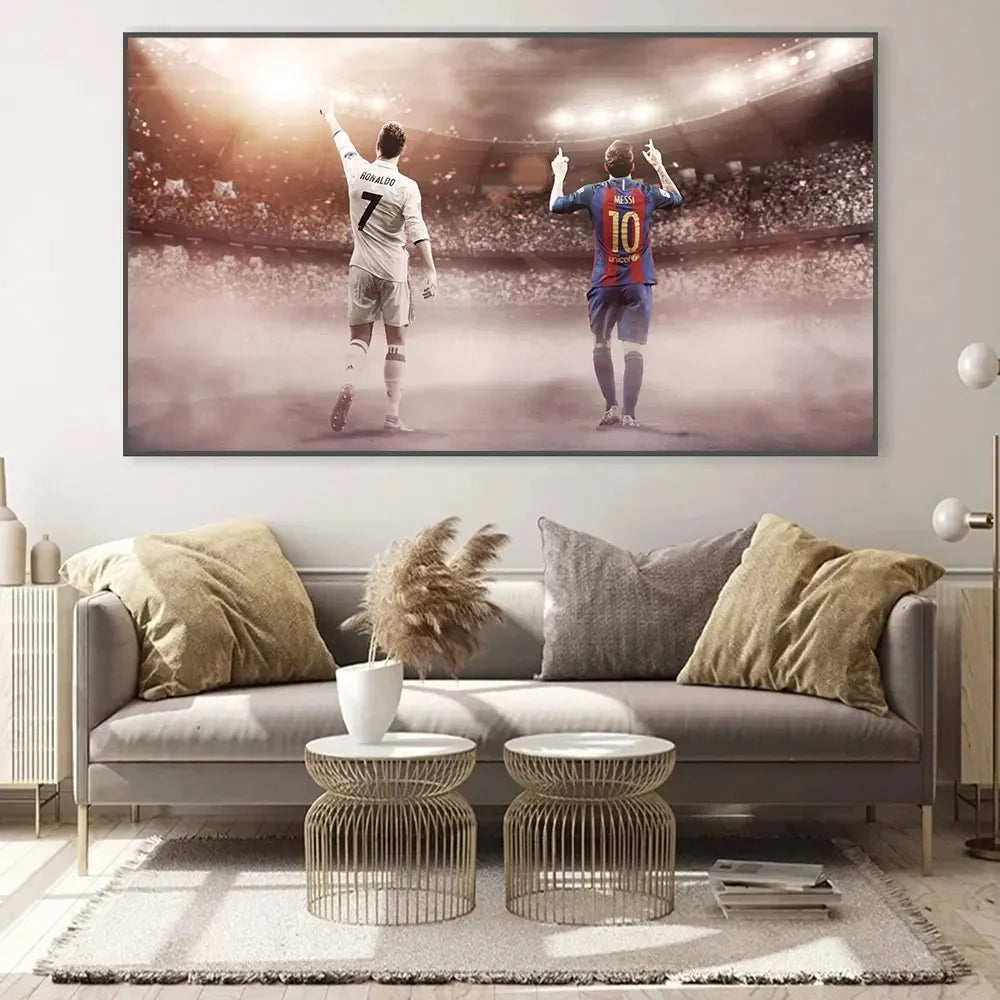 Vintage, arte de pared, Portugal Superestrella CR7, póster de lienzo HD, sala de estar, dormitorio, pintura decorativa