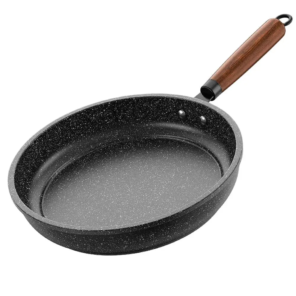 Sartén de 30 cm, wok, sartén antiadherente con tapa, utensilios de cocina para el hogar, olla universal para filetes y tortitas, apta para cocinas de inducción y gas