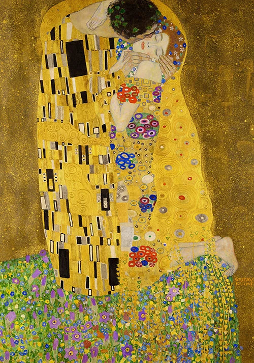 Klimt and Schiele Art Exhibition Print Gustav Klimt Vintage Garden Art Print Egon Schiele Women Famous Painting Decor Canvas Art