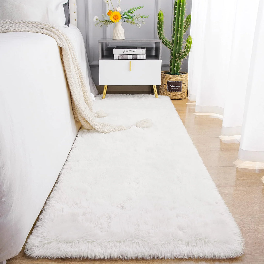 Tapis de course doux VIKAMA, tapis moelleux et douillet pour chambre à coucher et salon, tapis de sol pour chambre de bébé et d'enfant pour la décoration intérieure