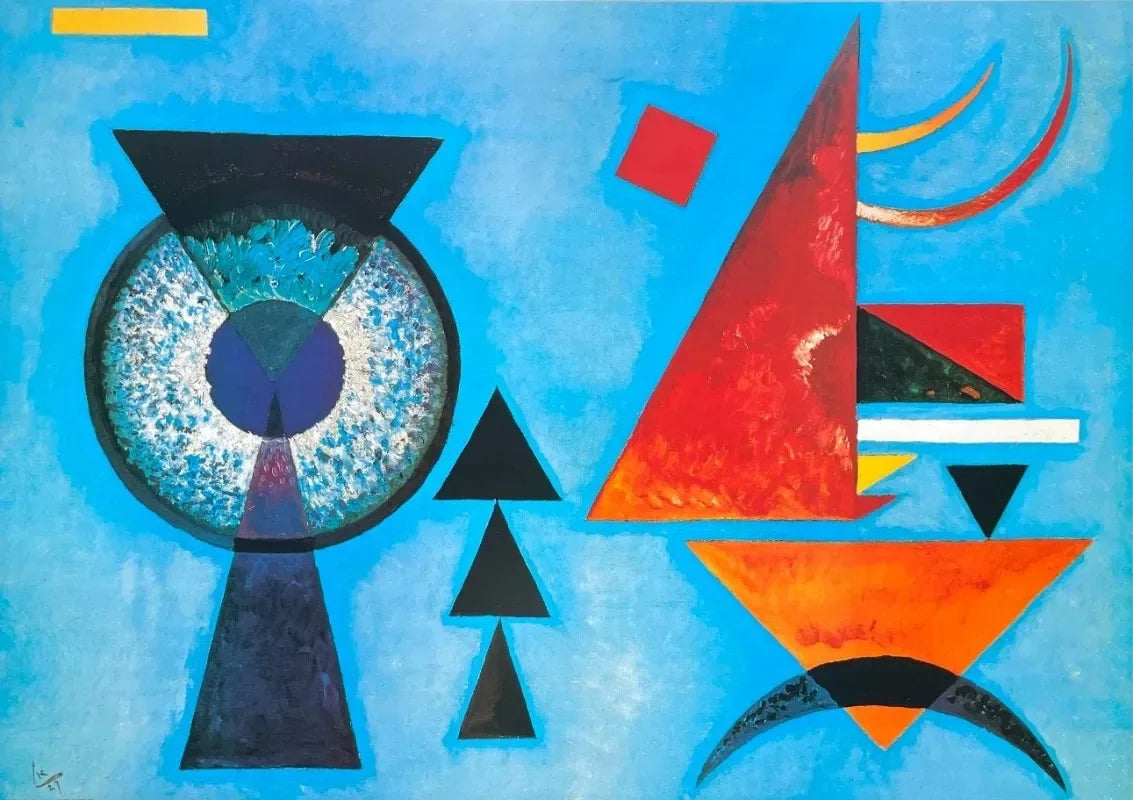 Wassily Kandinsky Descomposición Geométrica Equilibrio Póster Retro Pinturas sobre Lienzo Cuadros de Pared Decoración para el Hogar Museo