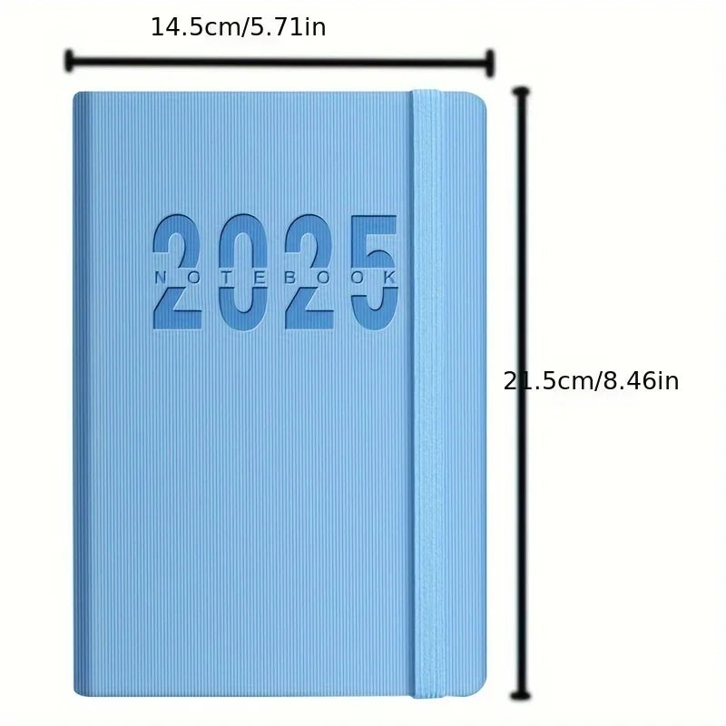 Agenda 2025 "Une Page Par Jour" pour l'autodiscipline et la gestion du temps, 400 pages