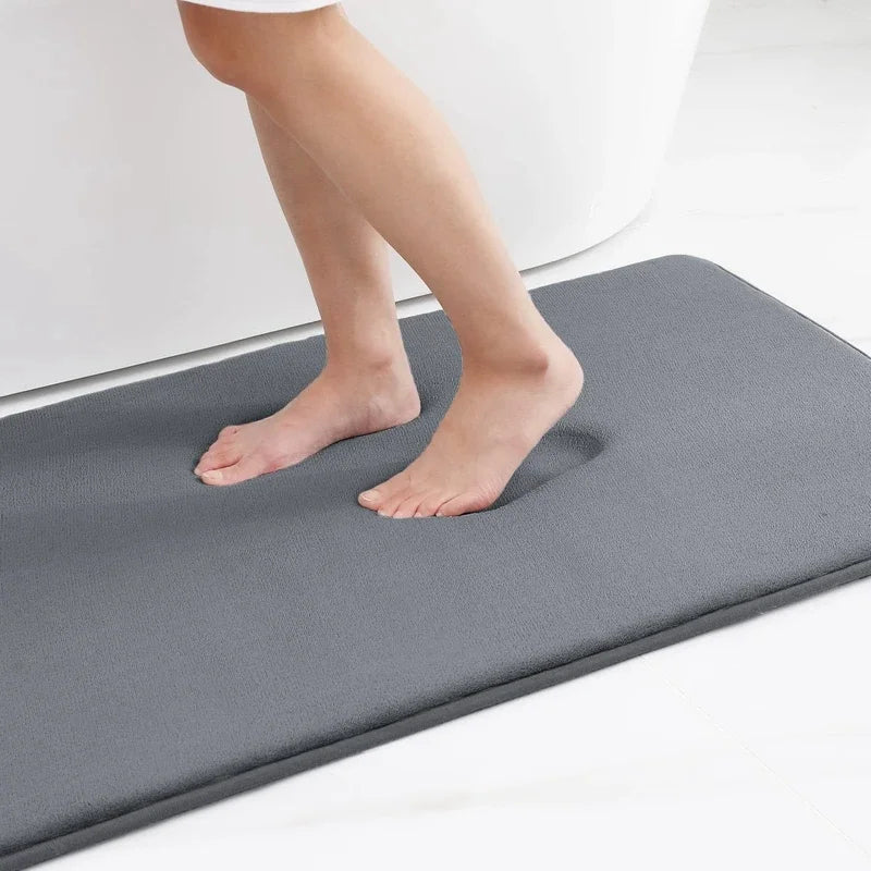 Tapis de sol absorbants VIKAMA pour salle de bain, tapis de porte de salle de bain à séchage rapide, antidérapants, tapis de pied anti-chute, tapis de toilettes, décoration intérieure