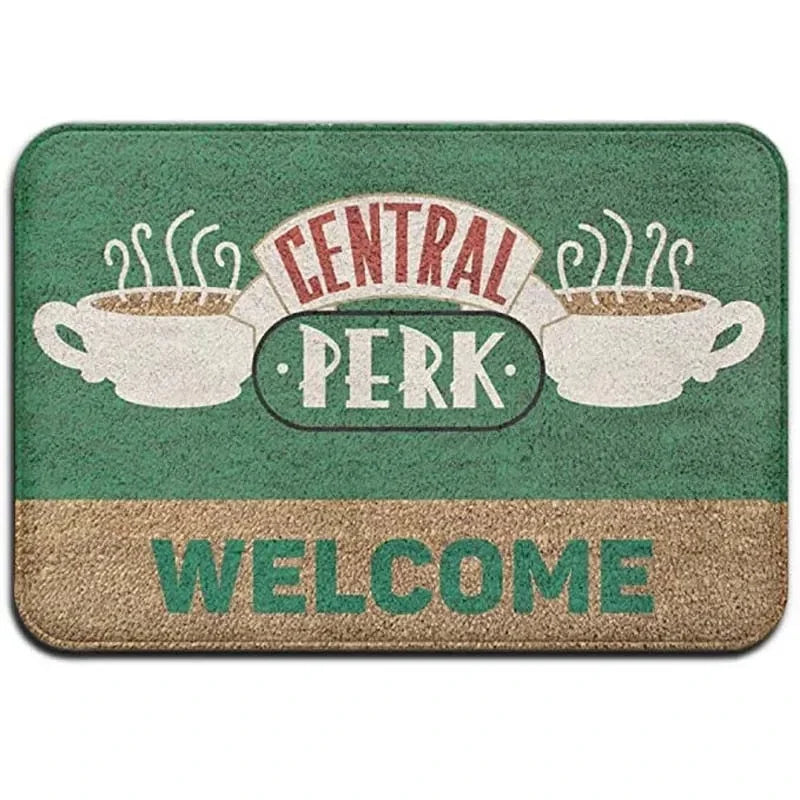 VIKAMA American Vintage Old Friends Alfombra de entrada Alfombra de noche Felpudo Alfombrilla de dormitorio Alfombra de pie de entrada simple Decoración del hogar
