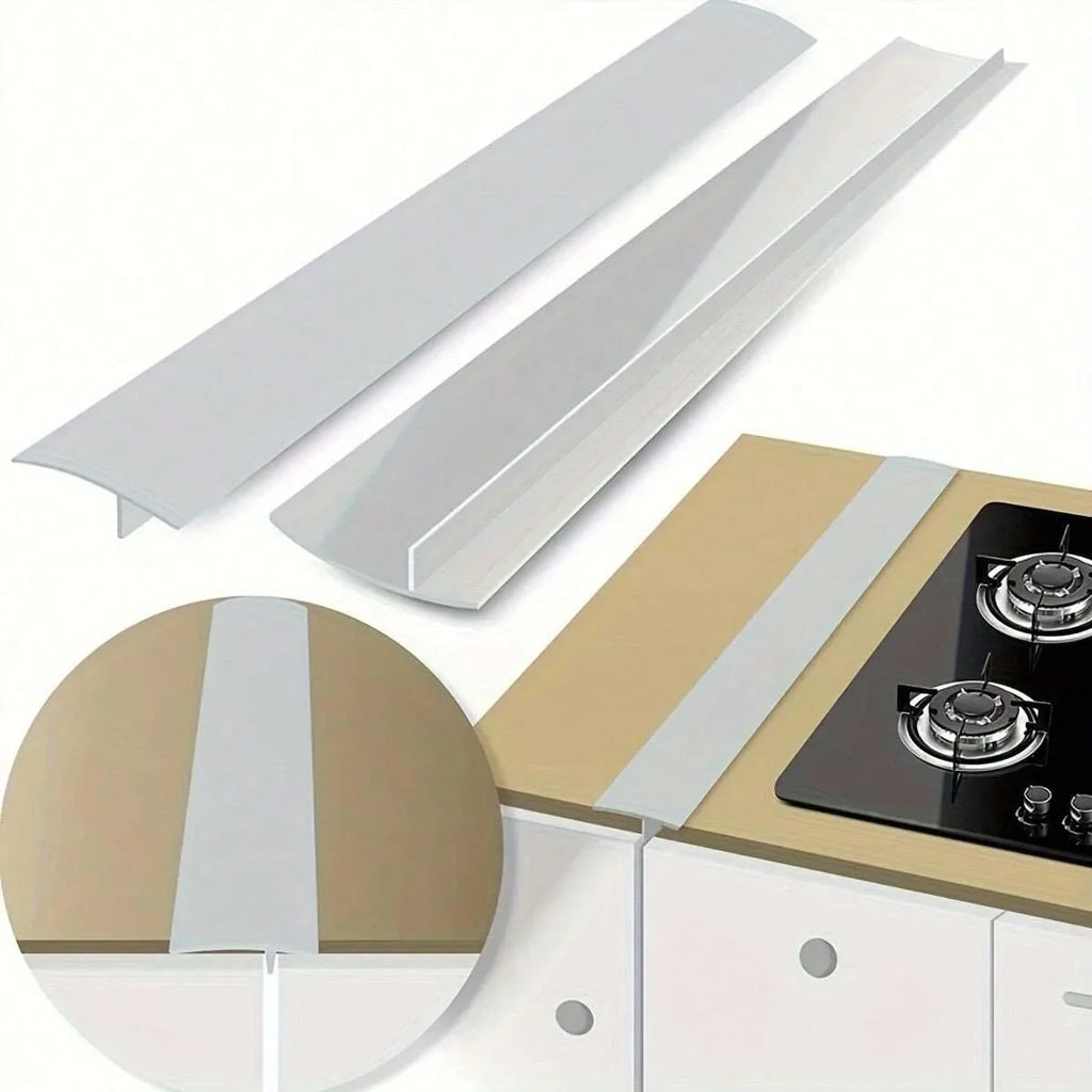 Bande de remplissage en silicone, bande d'étanchéité pour cuisinière à gaz de cuisine, bande de cuisine anti-huile et anti-taches, bande d'insertion d'étanchéité en silicone