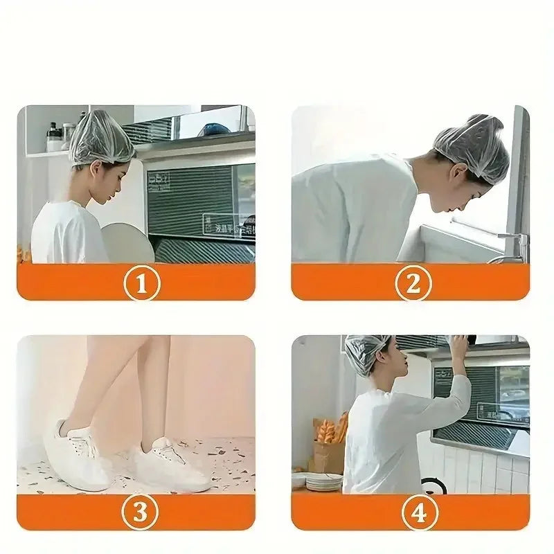 Cubiertas elásticas transparentes de 100 unidades para alimentos, reutilizables, extensibles, para cuencos y platos, sin olor, la alternativa perfecta