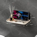 RV Space-Saving Foldable Rack! Easy-to-Install Wall Mount, Sturdy Floating Design, Ideal RV Accessory.