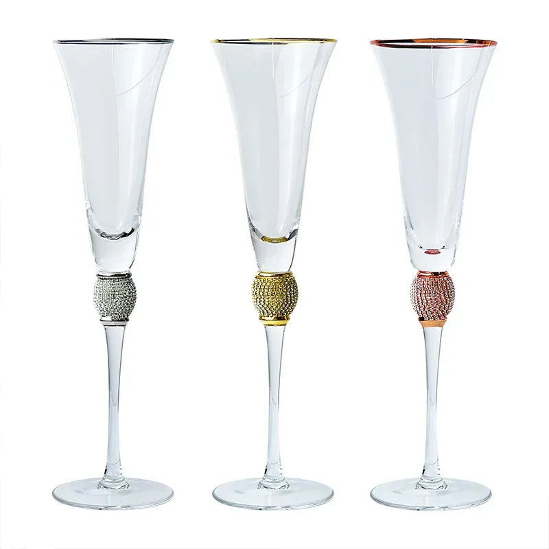 Lot de 2 verres créatifs à bord doré, tasse à vin rouge, cocktail, champagne, whisky, tasse à boire, gobelet de fête, fournitures de mariage, cadeau