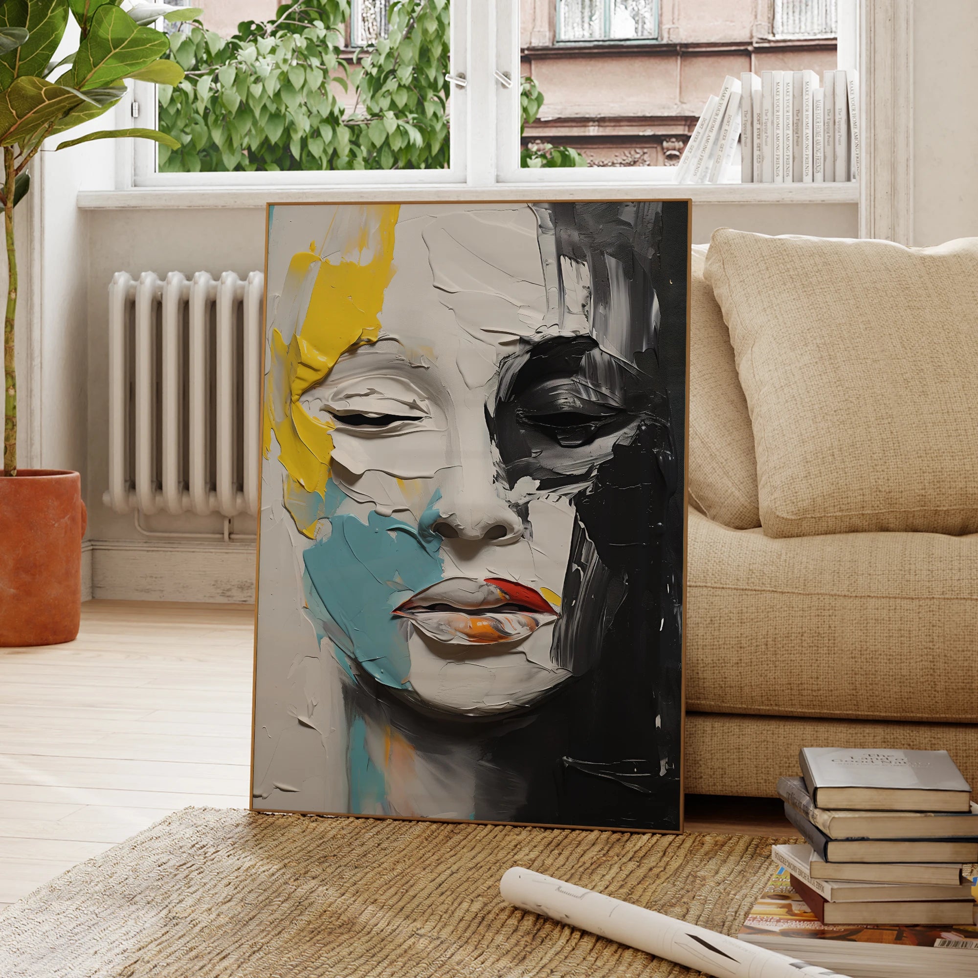 Modern Abstract Hidden Emotions Color Painting Art Print Poster Canvas Picture For Living Room Bedroom Wall Art Home Decor