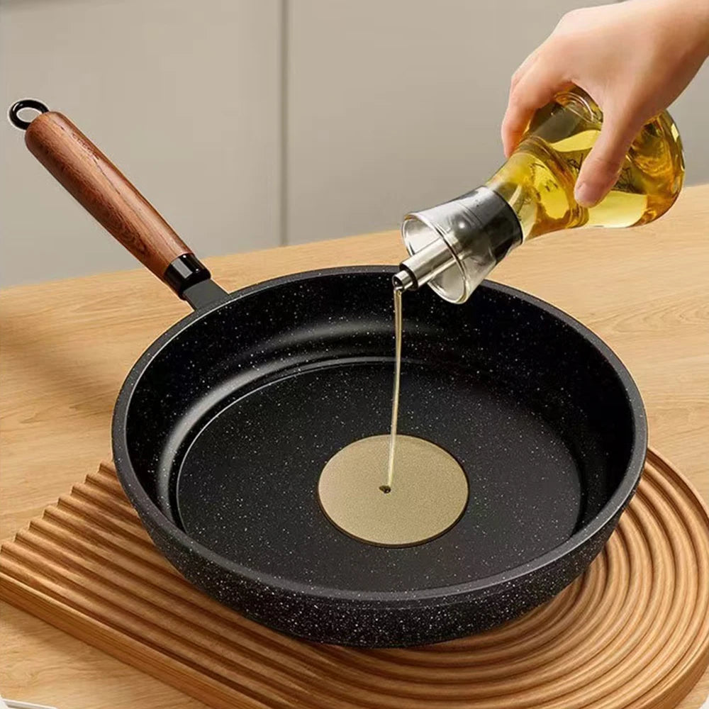 Sartén de 30 cm, wok, sartén antiadherente con tapa, utensilios de cocina para el hogar, olla universal para filetes y tortitas, apta para cocinas de inducción y gas