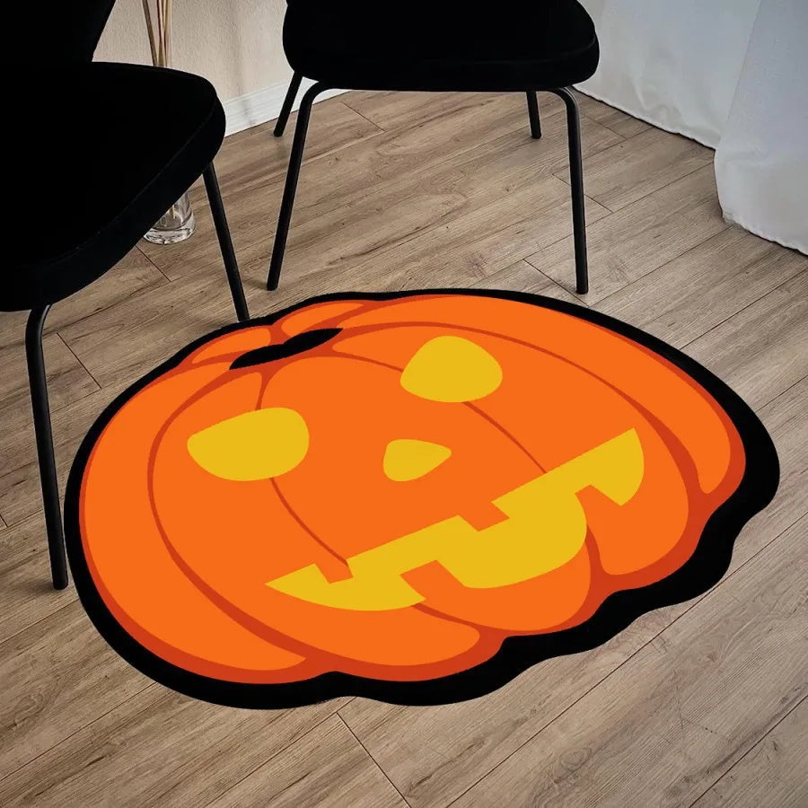 Alfombra con fantasma de Halloween VIKAMA, suave y cómoda de imitación cachemira, decoración para el hogar, dormitorio, felpudo para entrada.