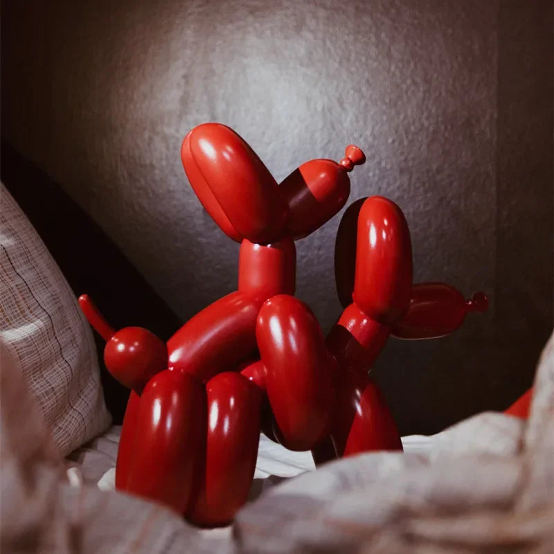 Modern Resin Balloon Dog Sculpture, Animal Craft, Home Decor, Dog Statue, Christmas Gift, Deco