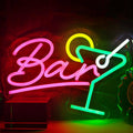 Bar Neon Sign LED Neon Lights Sign USB Powered Wall Decor for Bar Cart Party Club Man Cave Cocktail Bar Gift for Friend