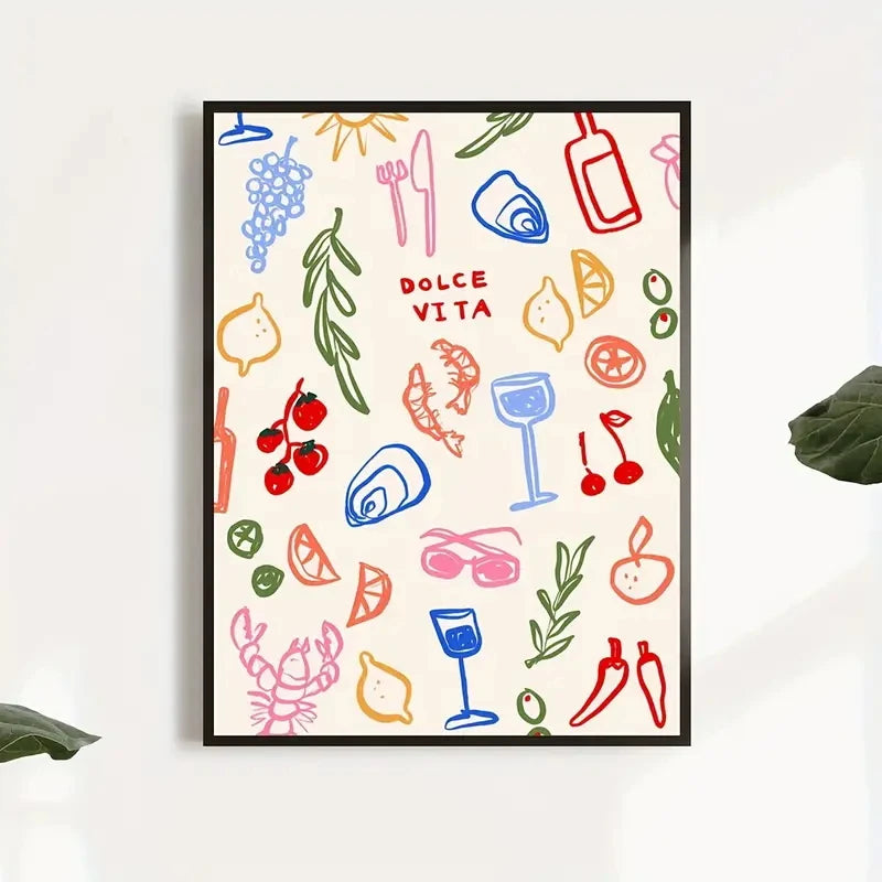 Colores Vibrantes Imágenes Vibrantes Impresiones de Arte de Pared Lienzo Pintura Póster Imagen Para Sala de Estar Dormitorio Habitación de Niños Decoración del Hogar