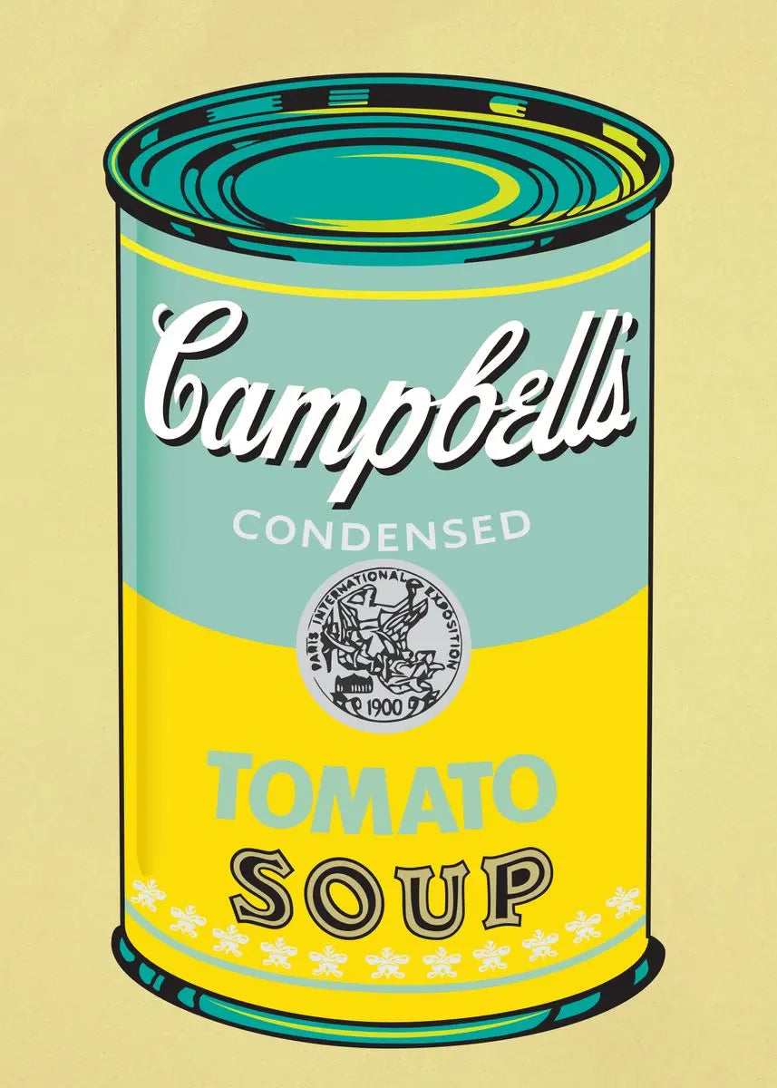 Andy Warhol Pop Art Tomato Soup Poster Canvas Painting Vintage Kitchen Art Aesthetic Decor Home Room Wall Decoration Retro Decor