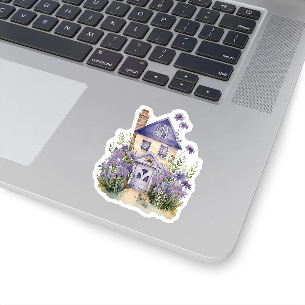 10/30/50pcs Pegatinas Retro Estéticas de Casa de Flores Lindas Calcomanías Kawaii DIY Cuaderno Laptop Maleta Teléfono Divertido Pegatina Decorativa