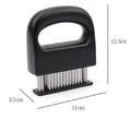 1 ablandador de carne retráctil de acero inoxidable con 48 cuchillas, herramientas de cocina para ablandar carne, martillo de carne.