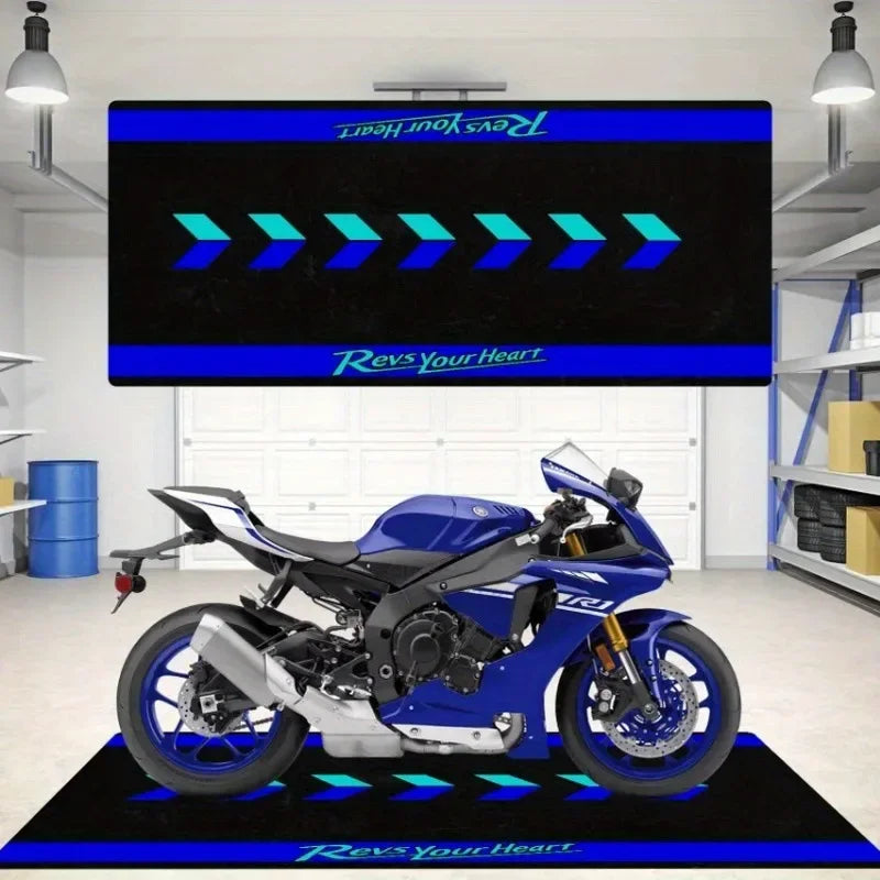 Alfombra de suelo para motocicleta VIKAMA, decoración del hogar resistente a la suciedad, alfombra para pasillo y corredor, manta para mesita de noche