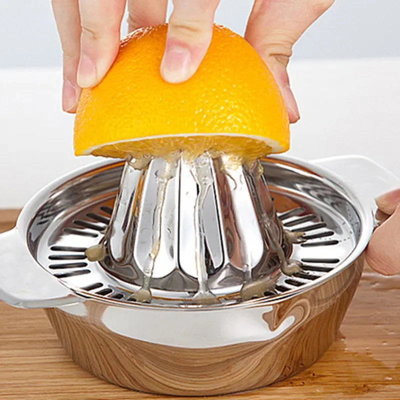 Exprimidor Manual de Limón de Acero Inoxidable para Naranja, Exprimidor de Cítricos, Escariadores, Exprimidor de Frutas y Verduras, Taza, Utensilio de Cocina