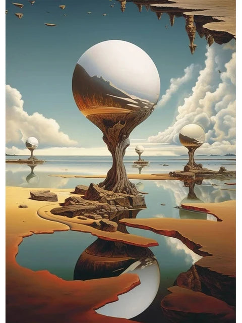 Surréalisme Œuvre d'Art Célèbre de Salvador Dalí Affiches et Impressions Toile Peinture Tableaux Muraux pour Salon Décoration Intérieure