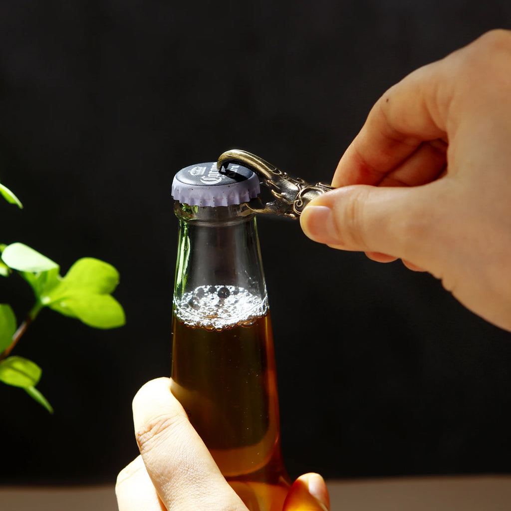 Abrebotellas creativo de metal con forma de escarabajo, abrebotellas portátil para cerveza, abrebotellas de vino, abridor para barbacoa al aire libre, herramienta de cocina