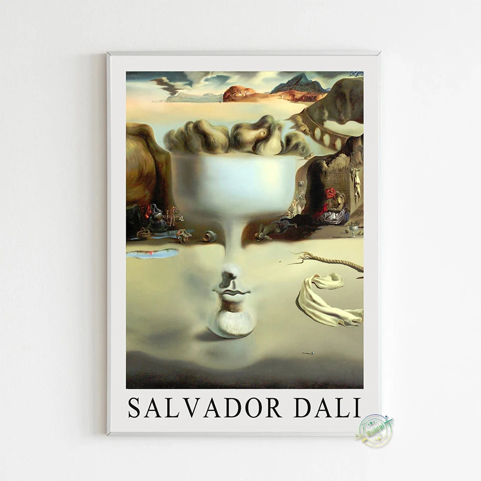 Salvador Dalí Surrealismo Póster Arte de Pared Lienzo Pintura Pósteres e Impresión Imagen para Sala de Estar Decoración del Hogar Regalo