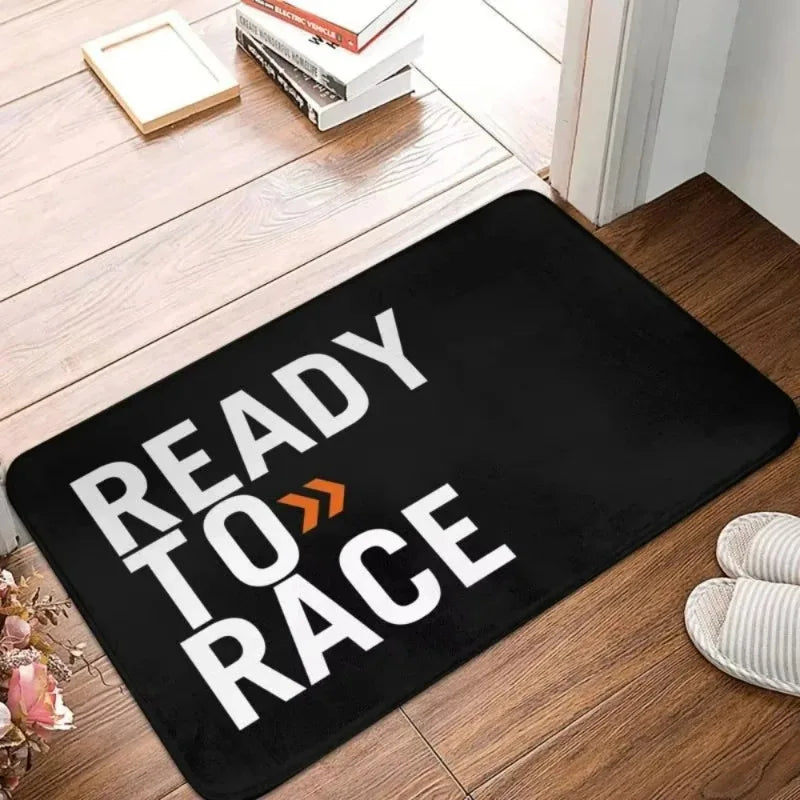 Tapis d'entrée de porte avant Prêt à courir Tapis de sol intérieur pour motard, salle de bain, cuisine, balcon, paillasson, tapis de pied pour toilettes