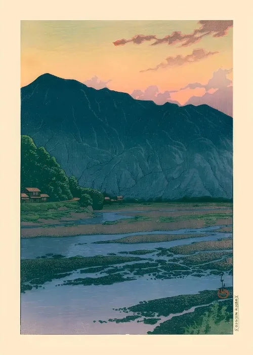 Ukiyo E Carteles Japoneses Vintage Antiguo Paisaje Japonés Bellas Artes Decoración Galería Ukiyo Impresiones Estéticas Pintura en Lienzo