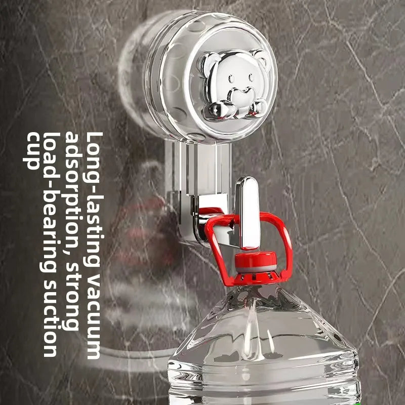 Gancho con ventosa para toallas de cocina, ganchos sin taladro, pegatinas de pared, colgadores para puertas de baño, accesorios autoadhesivos para el hogar y el baño