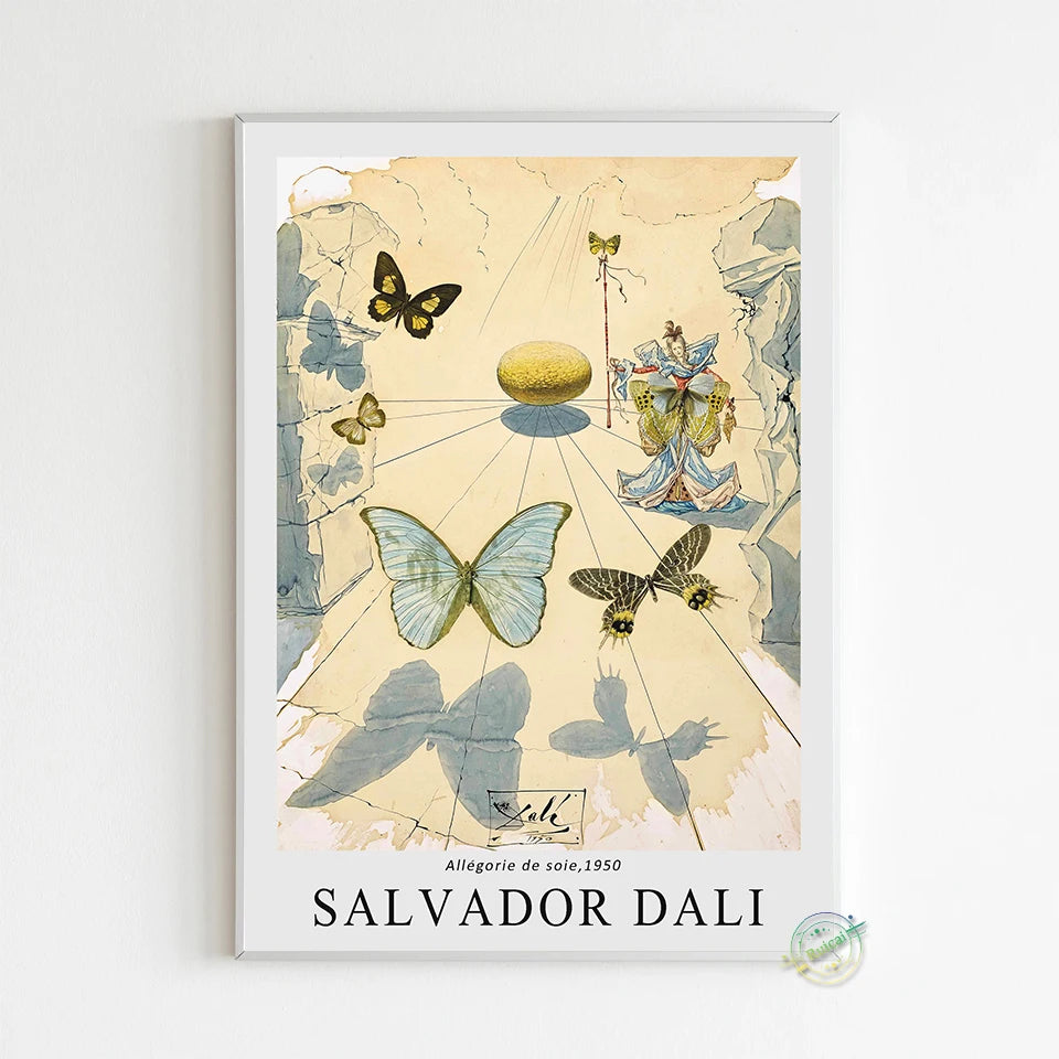 Salvador Dalí Surrealismo Póster Arte de Pared Lienzo Pintura Pósteres e Impresión Imagen para Sala de Estar Decoración del Hogar Regalo