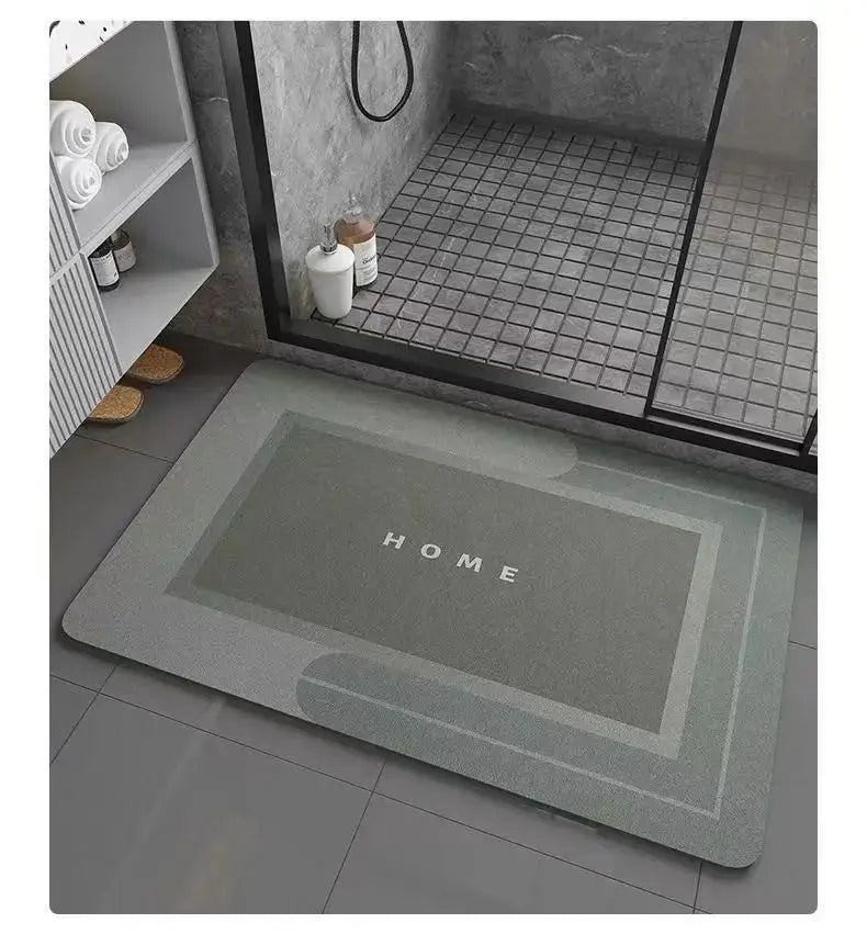 Tapis de sol souples en diatomite VIAKAM, tapis de sol absorbants pour la maison, la salle de bain et l'entrée, tapis antidérapants pour l'entrée de la salle de bain