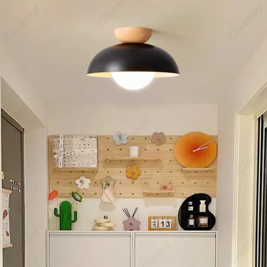 Modern Minimalist LED European Chandelier Log Color Restaurant Bar Teahouse Living Room Aisle Decorative Lighting E27
