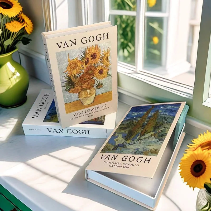 New Travel Decorative Books Book Decoration Luxury Fake Books Decor Table Storage Box Shelf Ornaments Interior Desk Aesthetic