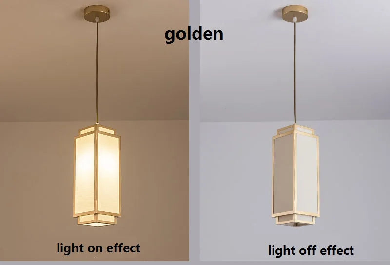 Nuevas lámparas colgantes chinas para sala de estar, comedor, pasillo, entrada, lámparas de tela para techo, candelabro moderno