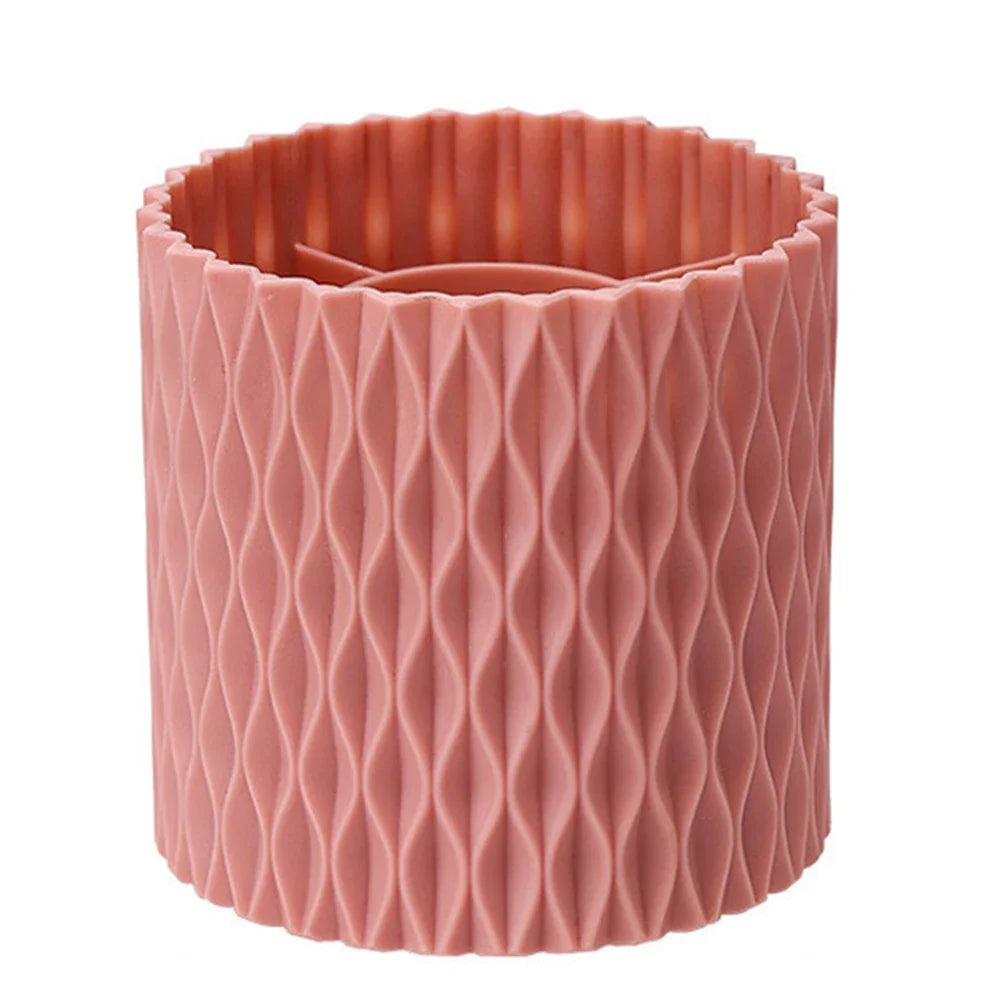 Boîte de rangement rotative pour pinceaux de maquillage, porte-rouge à lèvres et stylos à maquillage, coiffeuse, support de maquillage, léger et compact, le favori des filles