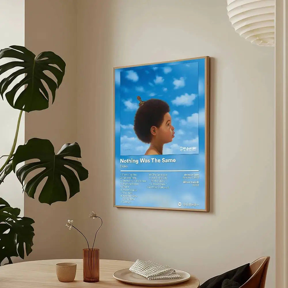 Cantante Drake Algunas Canciones Sexys Para Ti Caliente Álbum Póster HD Arte Adhesivo Pared Impermeable Decoración de Hogar Salón Bar