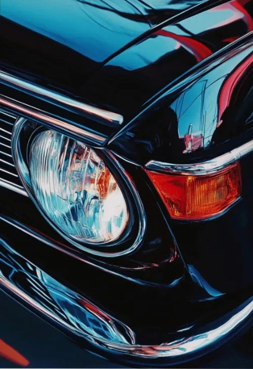 Retro Muscle Car 70s Auto Poster Classic German Car Poster Vintage Wall Art Unique Room Decoration Canvas Painting for Home Room