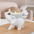 Figurita de elefante, bandeja divertida para dulces, cuenco para llaves, mesa de decoración del hogar, figurita, artículos diversos, recipientes, accesorios, caja de almacenamiento, escritorio, b