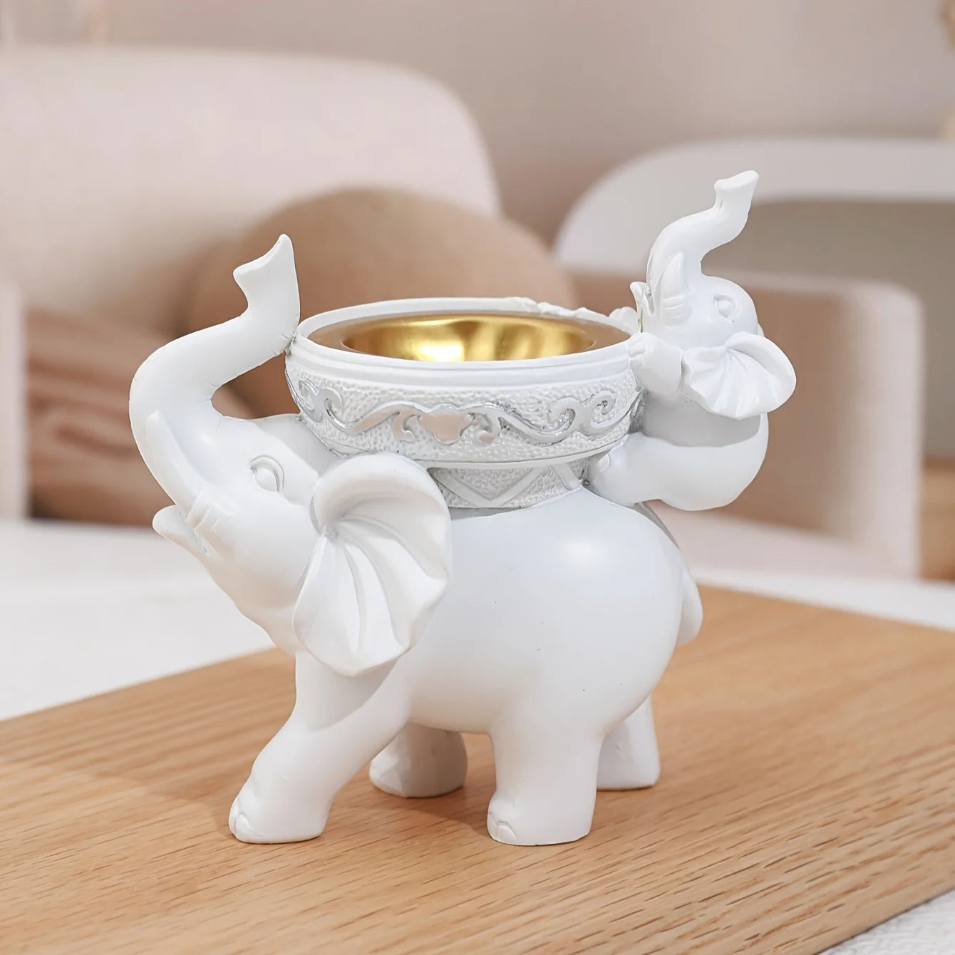 Figurita de elefante, bandeja divertida para dulces, cuenco para llaves, mesa de decoración del hogar, figurita, artículos diversos, recipientes, accesorios, caja de almacenamiento, escritorio, b