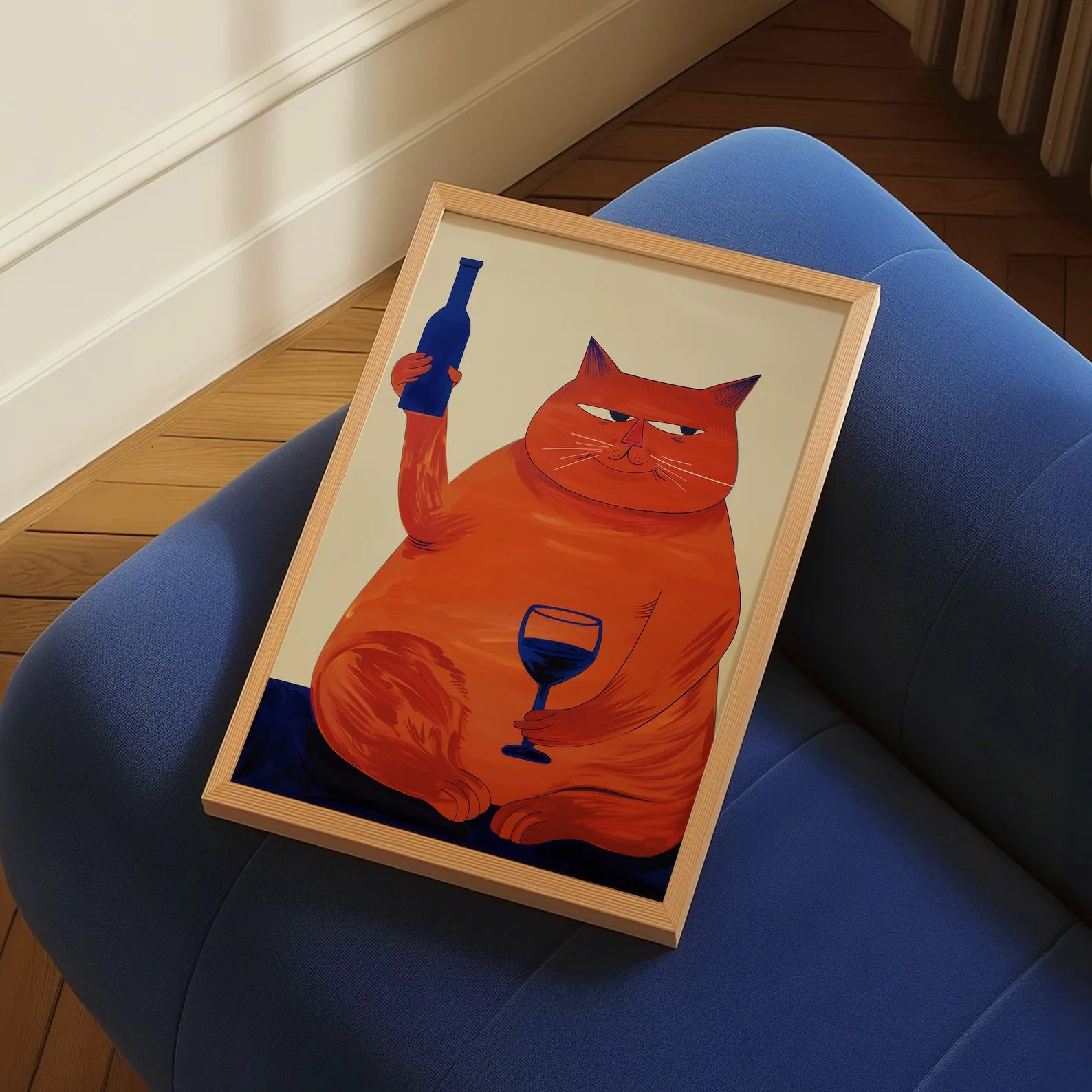 Décoration de bar, Affiche de chat, Impression de vin, Décoration de cuisine rétro, Décoration de milieu de siècle, Art mural tendance, Impression "Cheers", Salle à mange