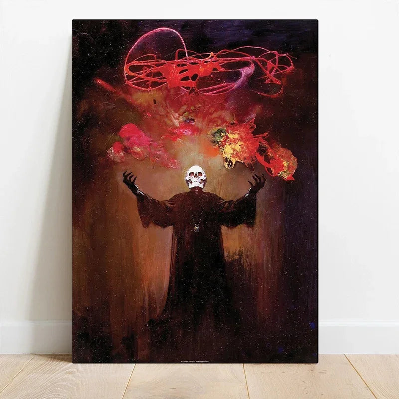 Classic Vintage Wall Art, Frank Frazetta Wall Art, HD Canvas Printed Poster, Home Living Room Bedroom Decor Wall Painting
