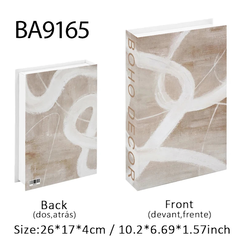 Open Luxury Fake Book Storage Box Home Decor Fashion Paris Decorative Books Interior Decoration Coffee Table Bedroom Ornaments