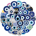 10/30/50pcs Autocollants Graffiti Oeil Turc Gothique Maléfique Esthétique Stickers Skateboard Moto Téléphone Voiture Cool Imperméable
